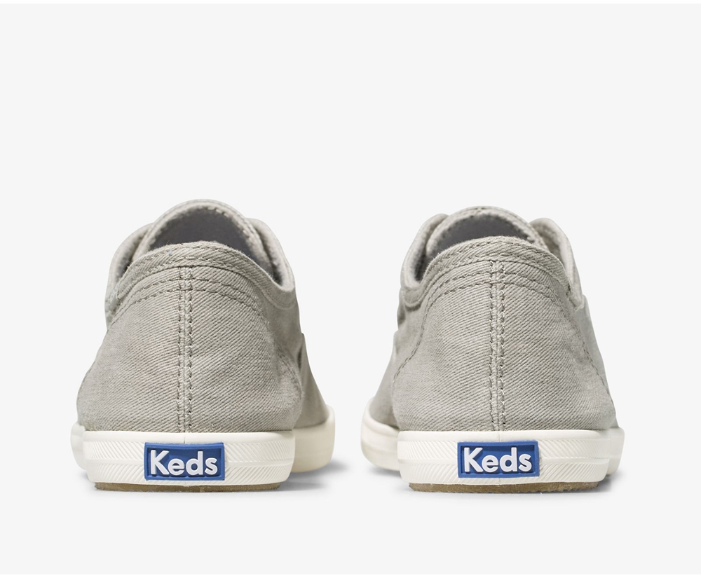 Keds Womens Slip Ons Grey - Chillax Seasonal Washable - 406BTMUVC